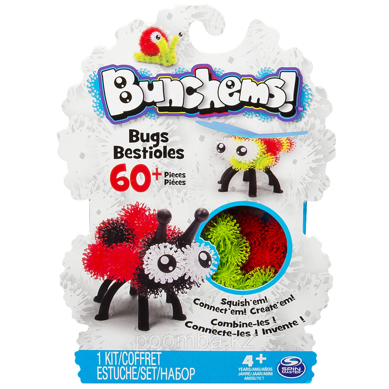 Конструктор репейник Bunchems Жуки