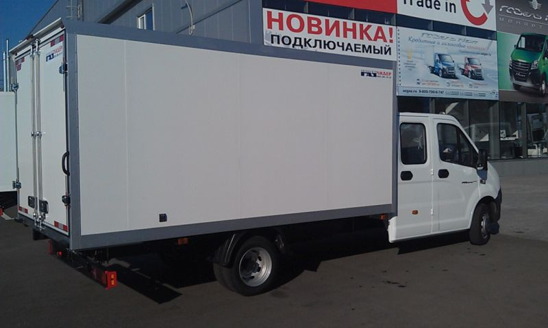 ГАЗель NEXT Изотермический фургон со сдвоенной кабиной - фото 2 - id-p36560907