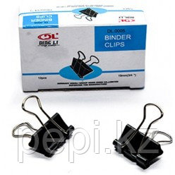 Зажим для бумаг 19мм Binder Clips. - фото 1 - id-p15066272