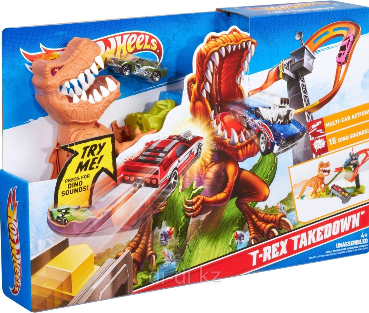 Трек Hot Wheels Тиранозавр Рекс Hot Wheels, Mattel