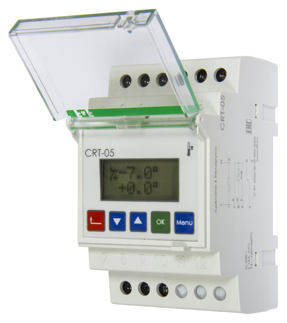 CRT-05 Программируемый многофункциональный контроллер предназначен для контроля отопительного оборудования