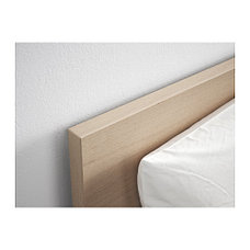 Кровать каркас МАЛЬМ дубовый шпон беленый 180х200 Лурой ИКЕА, IKEA  , фото 3