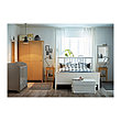 Кровать ХЕМНЭС белая морилка 160х200 Лурой ИКЕА, IKEA, фото 3