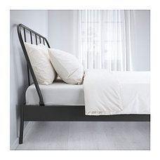 Кровать КОПАРДАЛЬ 140х200 серый ИКЕА, IKEA, фото 3