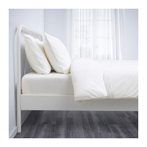 Кровать НЕСТТУН 140х200 белый ИКЕА, IKEA, фото 2