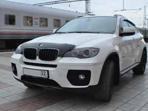 Дефлектор капота BMW X5 (E70) 2007-2013/X6 2007-2014 короткий
