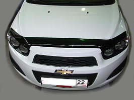 Дефлектор капота Chevrolet Aveo 2012+
