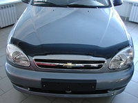 Мухобойка (дефлектор капота) Chevrolet Lanos 1998-2009/ЗАЗ Шанс