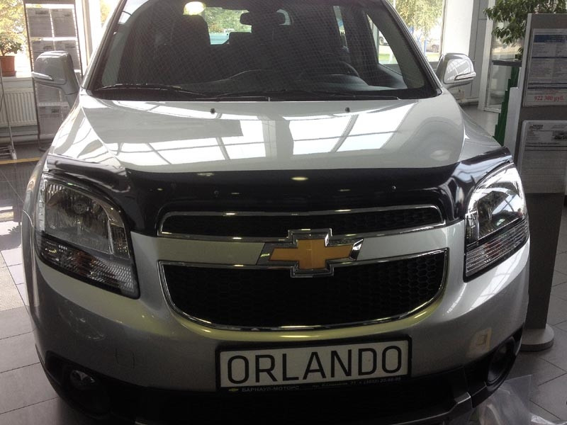 Мухобойка (дефлектор капота) Chevrolet Orlando 2011+