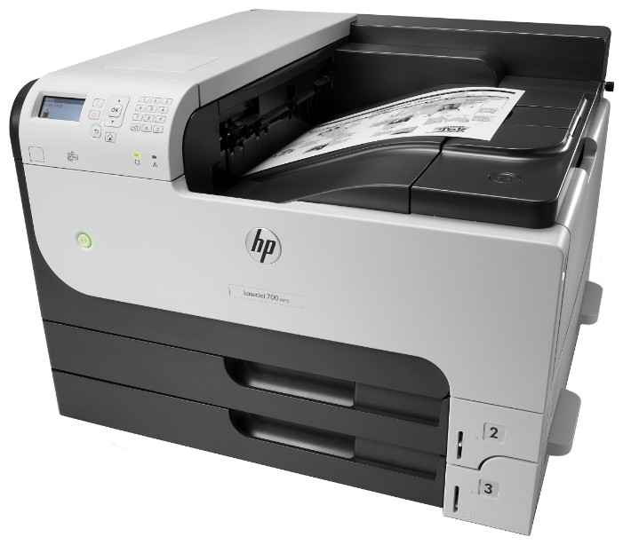 Принтер лазерный HP CF236A LaserJet Enterprise 700 M712dn (А3) , 1200 dpi, А4- 41ppm/А3-20ppm, 512MB, 800Mhz, 