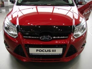 Мухобойка (дефлектор капота) Ford Focus III 2012-2015