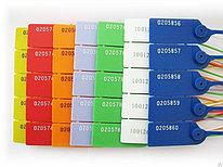 Пломбы пластиковые номерные одноразовые