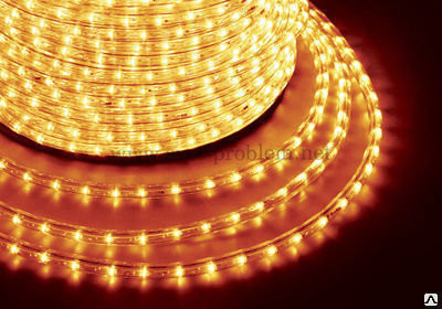 Дюралайт LED 2-х проводный, фиксинг, D-13мм, синий, 4,8W, кратность резки - фото 1 - id-p36675924