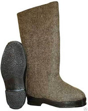 Валенки на резиновой подошве