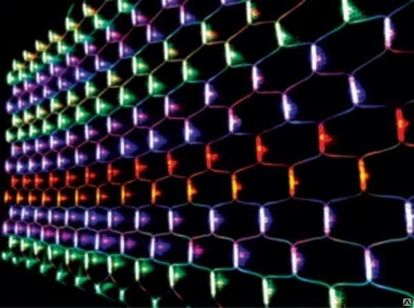 LED гирлянда «Сетка с 2 лампами» G-061