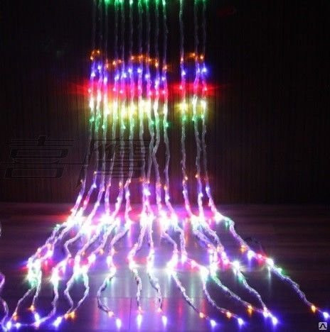 LED гирлянда «RGB умный Водопад» G-078 - фото 1 - id-p36676026