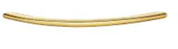 Мебельная ручка,128 мм, цинковое литье, цвет золото