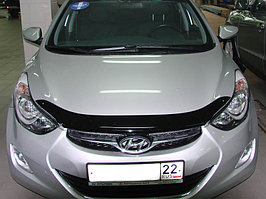 Мухобойка (дефлектор капота) Hyundai Elantra 2011-2015