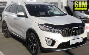 Мухобойка (дефлектор капота) Kia Sorento Prime 2015+