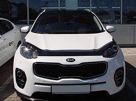 Мухобойка (дефлектор капота) Kia Sportage 2016+