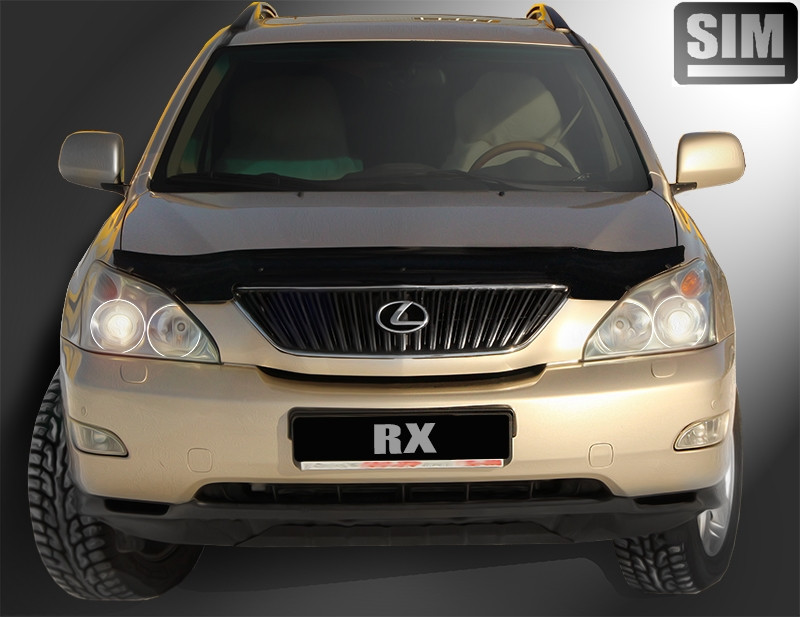 Мухобойка (дефлектор капота) Lexus RX 2003-2008