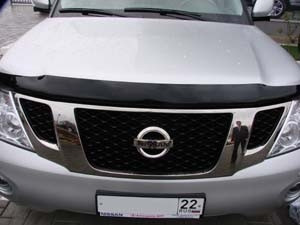Дефлектор капота Nissan Patrol (Y62) 2010+