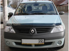 Мухобойка (дефлектор капота) Renault Logan/ВАЗ Ларгус 2004-2013