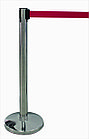 Напольная стойка-ограждение с лентой ХРОМ (лента 2,9м), фото 5