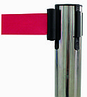 Напольная стойка-ограждение с лентой ХРОМ (лента 2,9м), фото 7