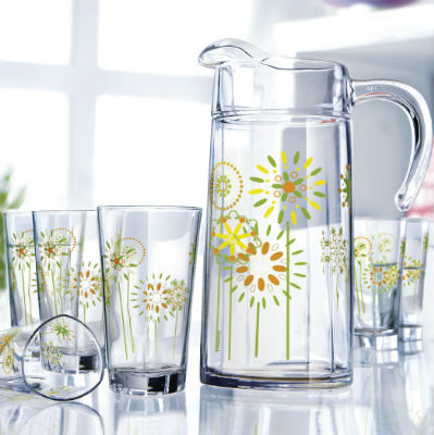 Графин со стаканами Luminarc Delta Cotton Flower (7 предметов)