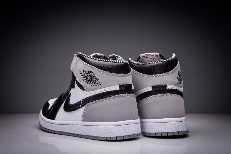 Кожаные кроссовки Air Jordan 1 Retro "Fragment Design" Black White Grey (36-47) - фото 5 - id-p36710132