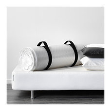 Матрас пенополиуретановый 90х200 МОСХУЛЬТ жесткий белый ИКЕА, IKEA, фото 3