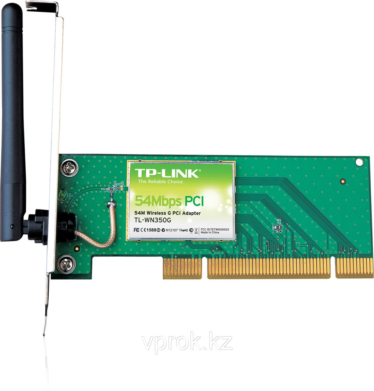 Беспроводной адаптер "TP-Link Wireless lan Adapter PCI  IEEE802.11 b/g,M:TL-WN350GD"