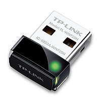 Беспроводной адаптер "TP-Link Wireless N Nano USB adapter,150Mbit,Realtek, QSS button, 2.4GHz, M:TL-WN725N"
