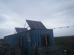 Автономная солнечная станция 1050вт на жилом контейнере, Алматинская обл.