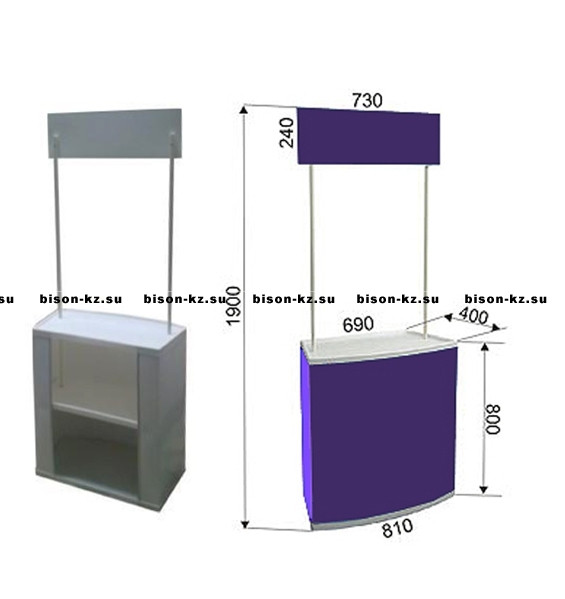 Промостол прямоугольный