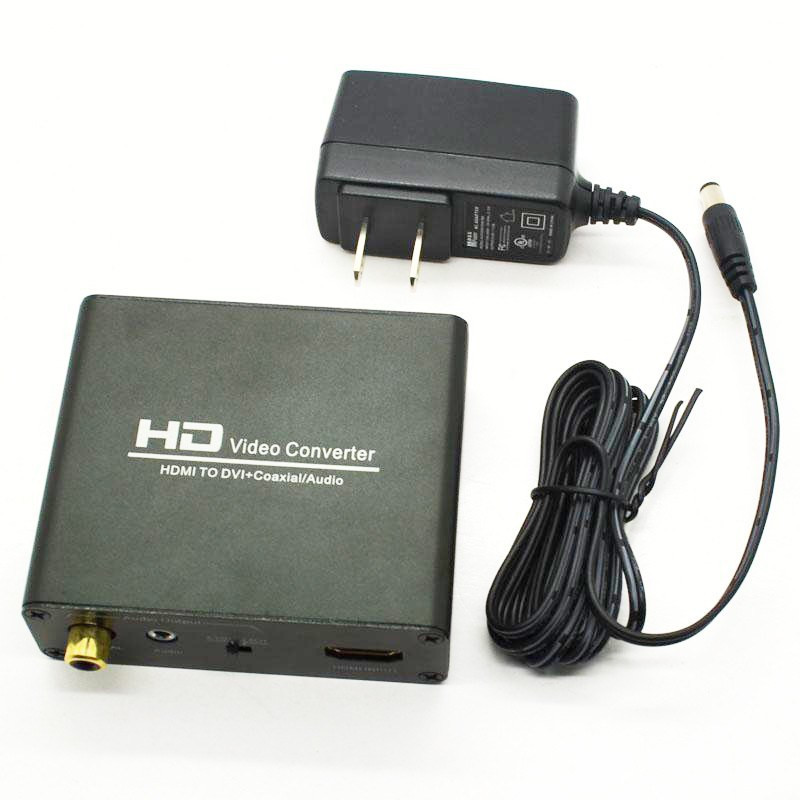 Конвертер HDMI на DVI Adapter (активный с доп. аудио выходом) - фото 2 - id-p27676304