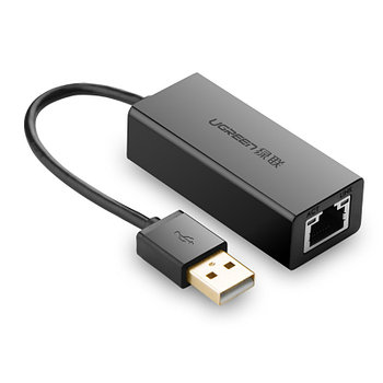 Конвертер USB 2.0 на LAN RJ-45,10/100 Mbps CR110 (20254) UGREEN