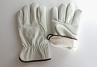 Перчатки рабочие кожаные (из говяжьей кожи), фото 3
