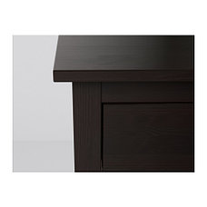 Комод с 2 ящиками ХЕМНЭС черно-коричневый ИКЕА, IKEA, фото 2
