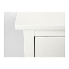 Комод с 2 ящиками ХЕМНЭС белая морилка ИКЕА, IKEA, фото 2