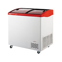 Морозильные лари с изогнутыми стеклами