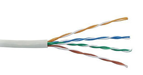 Сетевой кабель "Cable Lan 4 Twister Pairs 24AWG  UTP 5E, 0.5 CCAmm,PVC Blue 305 m  CK-Link"