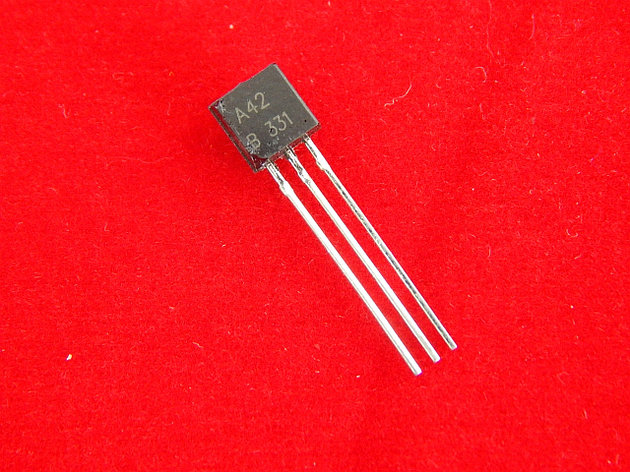 MPSA42 Транзистор 300В, 0.5А, фото 2
