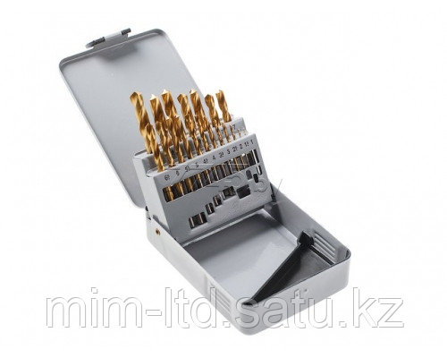 Набор сверл по металлу с износостойким покрытием НС 21И, фото 1