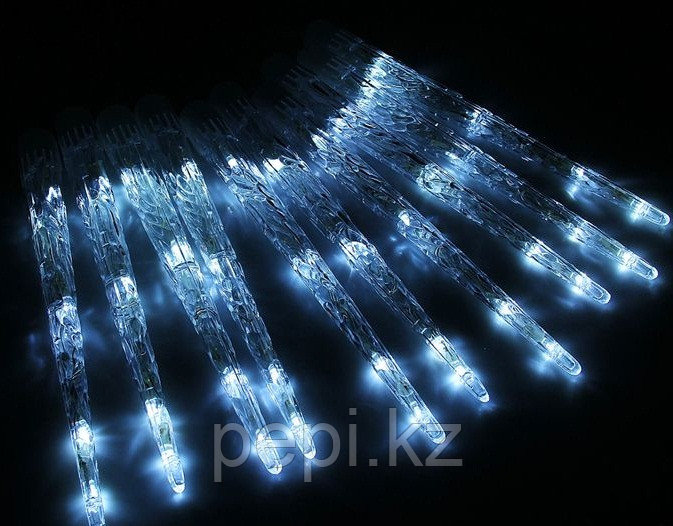Электрогирлянда “Сосульки синие” LED, 10шт, 30 см.
