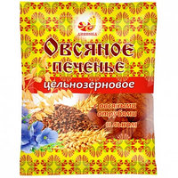 Овсяное печенье с овсяными отрубями и льном, 300гр