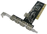 Контроллер "PCI Controller USB 2.0  4 Port  кор-100шт"