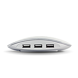 USB-хаб Crown CMH-B20 Black/Silver, фото 5