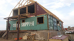 Утепление домов из контейнеров